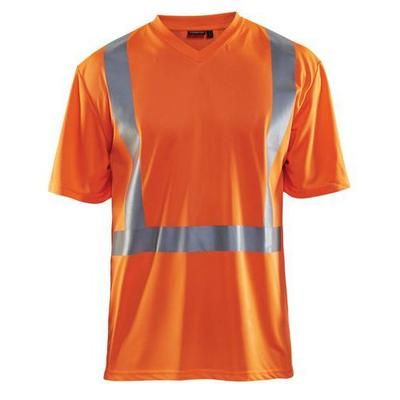 T-shirt Haute Visibilité Col V Taille Xs - Blaklader