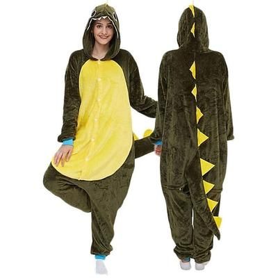 Costume da band di animali Pigiama Kigurumi Costume di Gruppo Costume tutina Fantasia animale Drago Fantasia Caldo Comodo Con cappuccio Pile Bambini Adulti Per uomo Per donna Ragazzi Halloween