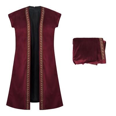 Punk Gotico Medievale Rinascimento Blusa / Camicia Tunica Senza maniche Guerriero Cavaliere Vichingo Cavaliere Celtico Ranger Tiro con l'arco Costume Per uomo Vichingo Fantasia Carnevale Mascherata