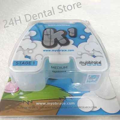 Dental Myobrace K1 Small/Medium/Large Orthodontic Teeth Corrector Silicone Braces MRC for kids Ages 5-8