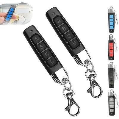 2 pezzi - 4 in 1 duplicatore di telecomandi per auto, duplicatore di chiavi wireless, telecomando universale per porta da garage 433 MHz
