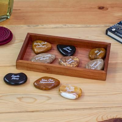 'Positive Affirmation Onyx and Marble 9-Piece Home Accent'