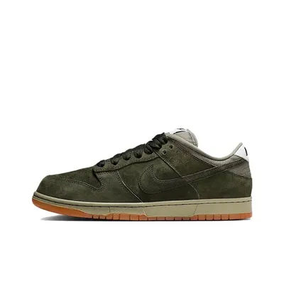 Nike Dunk SB chaussures de skateboard basses résistantes à l'abrasion unisexe vert olive HJ0367-301