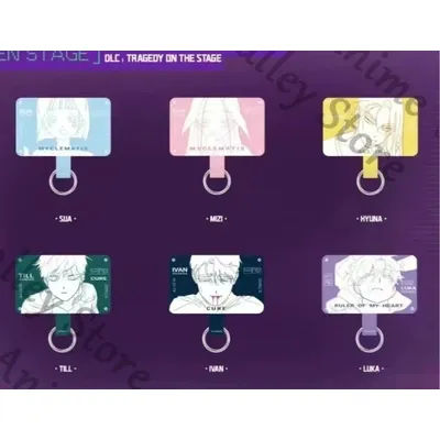 Genuine Anime Alien Stage Ivan Till Luka Sua Hyuna MiZiCosplay Mobile Phone Clip-on Hook Clasp Cartoon Hooks Buckle Brooch Xmas