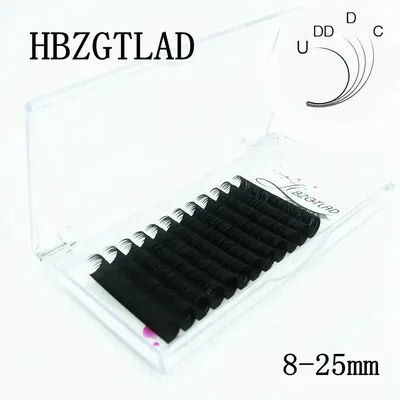C/D/DD/U Curl 8-25mm Faux Mink Individual Eyelash Lashes Maquiagem Cilios For Professionals Soft Mink Eyelash Extension