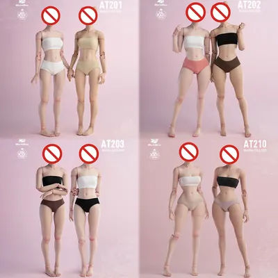 Worldbox AT201 AT202 AT203 AT206 AT210 1/6 Girl Joint Flexible Body 12'' Female Soldier White Light Tan Skin Action Figure Doll