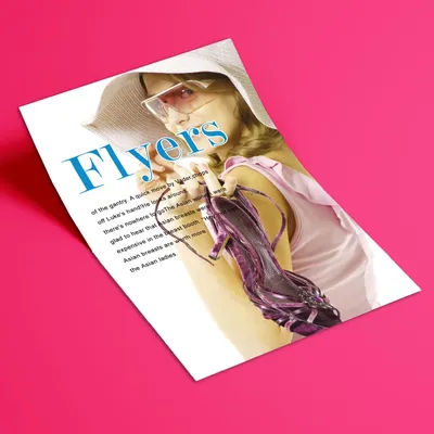 Custom Flyers Advertising Leaflets Menu Product Pages Full Color Double-sided Printing 80gsm Copy Paper & 157gsm Art Paper