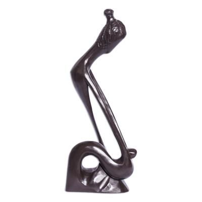 'A Time for Everything' - Handcrafted Abstract Wood Sculpture