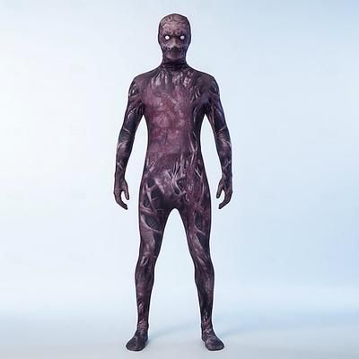 Programma televisivo di fantascienza Tute Zentai Costume Cosplay Horror Bodysuit for Per uomo Adulti Halloween Con il fumetto