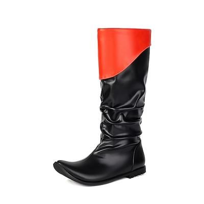 Medievale Rinascimento Scarpe Stivali al ginocchio Stivali jazz piatti Cavaliere Cavaliere Celtico Costume Unisex Celtico Costumi da pirata Reale Mascherata Evento / Festa LARP Fiera Rinascimentale