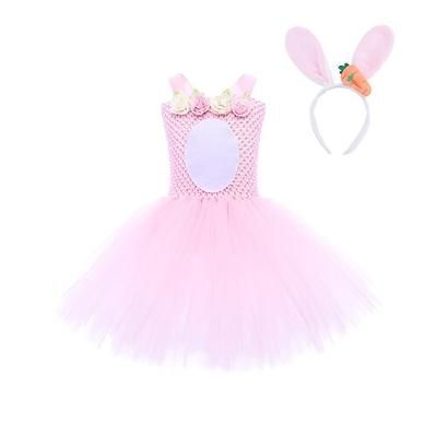 Tutu Vestaglia Principessa Fantasia animale coniglietto di Pasqua Vestiti Divertente Bambini Ragazze Carnevale Giornata universale dell'infanzia Carnevale Feste Vestirsi