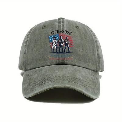Cappellino da baseball Bandiera Americana Retrò Vintage Eredità Patriotico 1776-2026 per Unisex Adulti Stampa 3D per Giorno dell'Indipendenza / 4 Luglio 4 Luglio All'aperto Casual Quotidiano