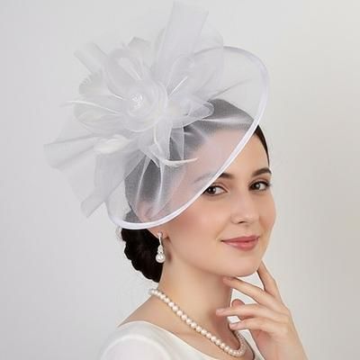 Cappello Fascinator affascinante Gentildonna Costume Per donna Mascherata Ascot Festival delle corse di cavalli Adulti Copricapo