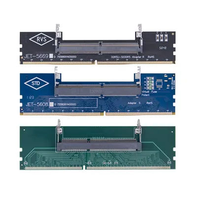 Memory Module Test Card DDR3 DDR4 DDR5 Laptop Memory to Desktop Testing Adapter High-Frequency Impedance Plug And Play