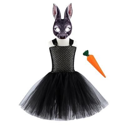 Tutu Vestaglia Fantasia animale Coniglio coniglietto di Pasqua Vestiti Divertente Bambini Ragazze Halloween Carnevale Pasqua Carnevale Feste Vestirsi