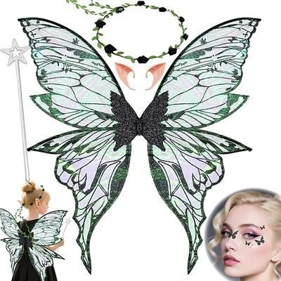 Medievale Rinascimento Ali Accessori Ear Cuffs Elfo Fata Elfico Farfalla Costume Per donna Fantasia Halloween Carnevale Performance LARP Fiera Rinascimentale Adulti Altri Accessori