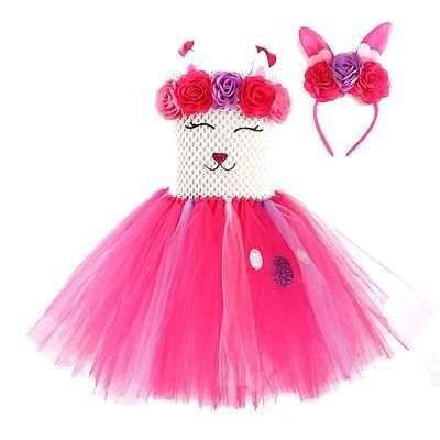 Tutu Vestaglia Fantasia animale Coniglio coniglietto di Pasqua Vestiti Divertente Bambini Ragazze Halloween Pasqua Carnevale Feste Vestirsi