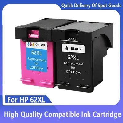 Compatible For HP 62 62XL Ink Cartridge For HP Envy 5540 5640 7640 5646 5546 5541 5542 5543 5544 5547 5548 5642 5644 Printer