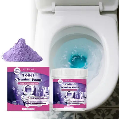 Self Activating Toilet Bowl Cleaner Powder Deep Stain Remover & Odor Eliminator for Toilet, Sink, Tile & Drain Cleaning Supplies