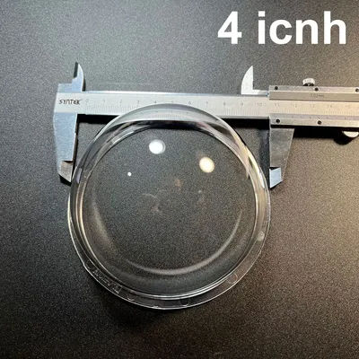 Couverture en dôme transparent en acrylique haute définition de 4 pouces, couverture étanche en plexiglas transparent pour coque de caméra CCTV, couverture de protection