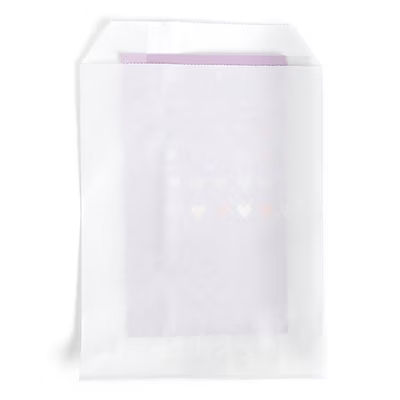 White Merchandise Bags 4" x 6" 100 pack MB6W