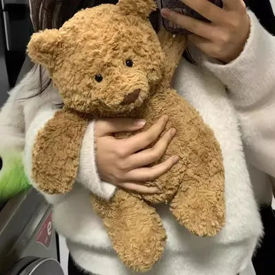 Exquisite Plush Toys Cute Bear Doll Soft Comfortable Multi-Size Hug Pillow Home Decor Ornaments Surprise Fun Collectibles Gift
