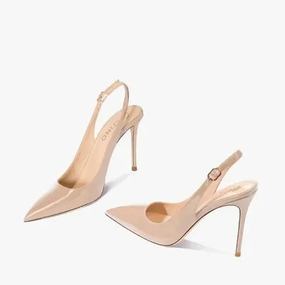 Sandales pointues à talons ultra-hauts, élégantes, en cuir verni, bretelles, talons hauts, tendance, robe de banquet, chaussures pour femmes, été