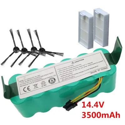 Batterie NI-MH 14.4V 3500mAh pour panda X500, pour aspirateur Ecovacs Mirror CR120 Dibea X500 X580 X600