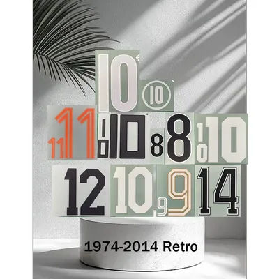 1974-2014 Netherlands Retro Name set namesets iron on 1988 10GULLIT Soccer name and number top AAAA quality
