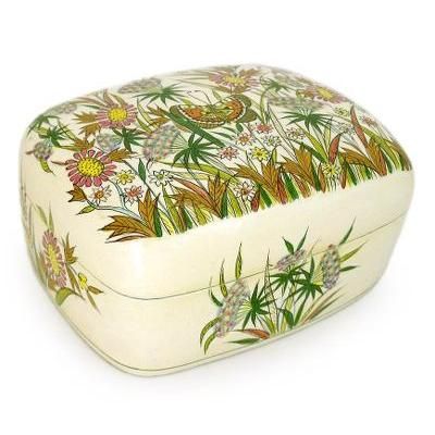 'Kashmir Butterfly' - Hand Made paper Mache Jewelry Box