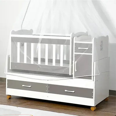 Diaper Organizer Mosquito Net Sleeper Swing Wooden Baby Bassinet Cot Bed Baby Beds for New Born