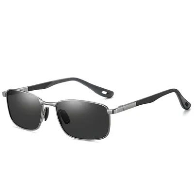 Lunettes de soleil de cyclisme polarisées UV400, monture en métal légère, lunettes de sport pour hommes, cyclisme, conduite, pêche, plein air A743