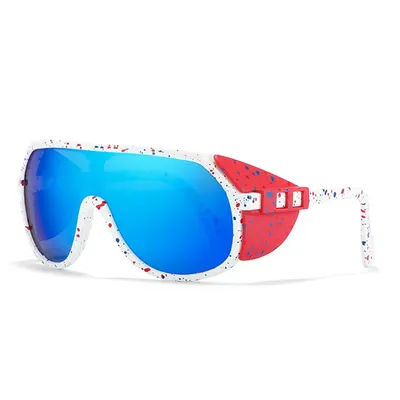 Men Women Cool Pilot Shades Brand Cycling Sunglasses Vintage Punk Style UV400 Sport MTB Bicycle Goggle Without Case