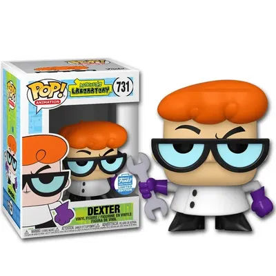 New Funko Pop Animation Dexter 731 Laboratory Vinyl Figure Limited Edition Collection Action Figure Toys Gifts for Children