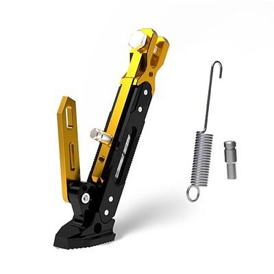 cavalletto universale per moto supporto laterale staffa di supporto piede cavalletto laterale regolabile treppiede per moto motocross scooter ciclomotore