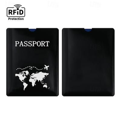 Set da 100 bustine protettive RFID, ideali per proteggere carte di credito o passaporti, prevenire il furto d'identità in viaggio, porta carte sottili e colorati per portafogli, protezione antifurto.