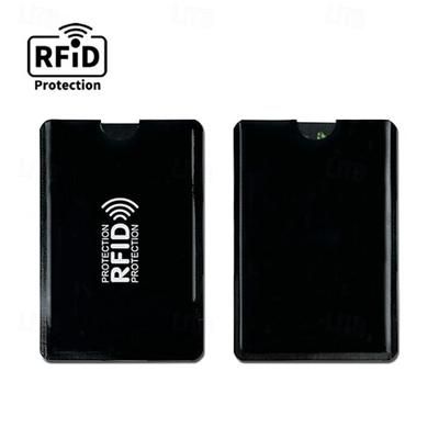 Set da 100 bustine protettive RFID, ideali per proteggere carte di credito o passaporti, prevenire il furto d'identità in viaggio, porta carte sottili e colorati per portafogli, protezione antifurto.
