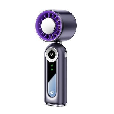 Ventilatore portatile ad alta velocità con 6 impostazioni di velocità regolabili, batteria ricaricabile, design pieghevole, ricarica USB e funzionamento silenzioso, ideale per viaggi, campeggio e