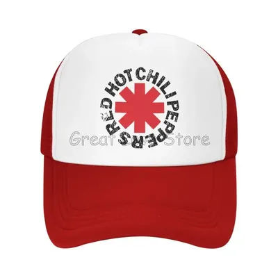 Casquette de Baseball imprimée Chili rouge chaud poivrons Cool drôle casquette en maille respirante en plein air été chapeaux de soleil unisexe réglable chapeau de relance