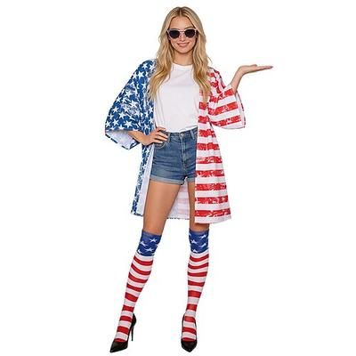 Costume di fantasia Innovativo Patriotico Adulti Unisex Giorno dell'Indipendenza / 4 Luglio 4 Luglio Feste Parata Costumi di Halloween facili Vestirsi