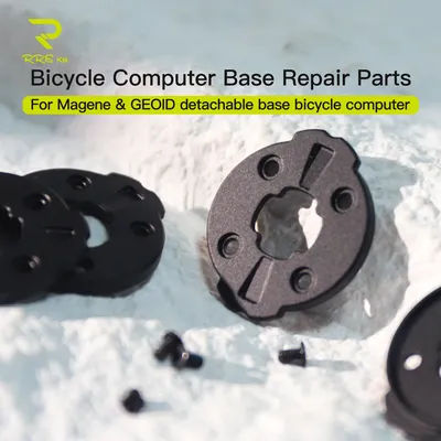 Aluminum Alloy Bike Computer Base Mount Ultralight Replacement Repair Parts with Screws For Geoid cc700/700pro Magene 606pro