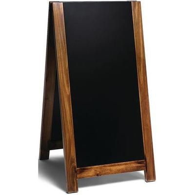 Chevalet Ardoise Antique Profilé En Bois - Showdown Displays