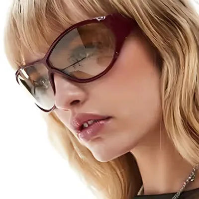 European and American Large Frame Y2K Sunglasses Fashion Cycling Windproof Sun Glasses Retro slimming Sunscreen Eyewear