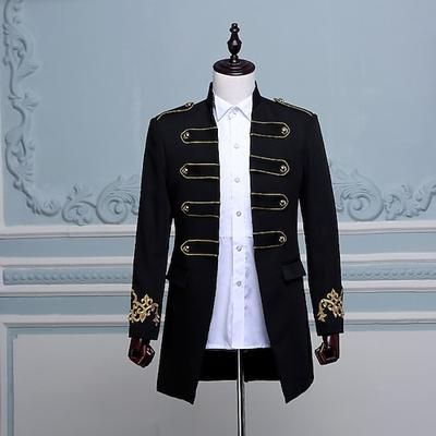 Cappotto Mascherata Giacca da circo Principe Aristocratico Retrò Vintage Rococò Medievale Adulti Per uomo Carnevale di Venezia Costumi di Halloween facili Vestirsi