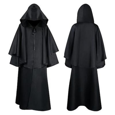Retrò Vintage Punk Gotico Medievale Mantello Costume Cosplay Strega Medico della peste Streghe Costume Per uomo Per donna Unisex Vichingo Fantasia Notte di Valpurga Halloween Carnevale Mascherata