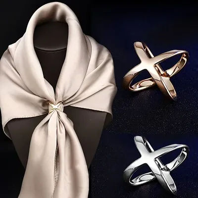 Écharpe multifonctionnelle à boucle en soie pour vêtements, bouton noué d'angle, T-Shirt à la mode, ourlet de chemise, boucle de haute qualité