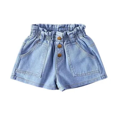 Short en jean d'été classique pour filles, léger, extensible, taille haute, décontracté et polyvalent, habillage quotidien en plein air