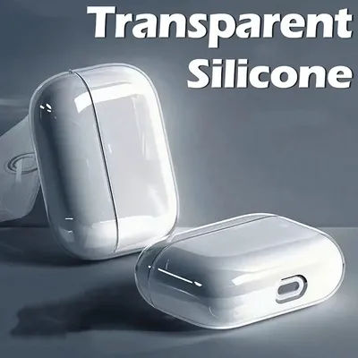 Étui transparent pour Apple AirPods 3 2 1, housse de protection en TPU souple pour écouteurs sans fil, housse en silicone pour écouteurs Air Pods Pro/Pro 2