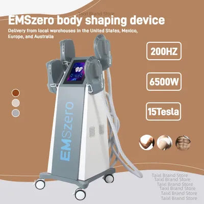 6500W 15T Fat Removal Contouring Muscle Electric Stimulation Emszero Body Sculpt Slimming Muslim Sets Machine