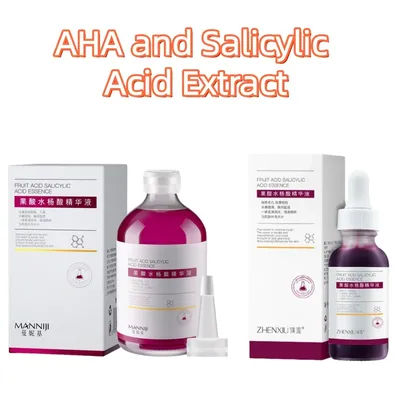 Fruit Acid Salicylic Acid Essence 2% Salicylic Acid Acne Treatment Pore Minimizing Blackhead Remover Face Serum